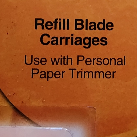 Fiskars Personal Paper Trimmer Refill Blades 2 Pack, New In Package! - Picture 3 of 6